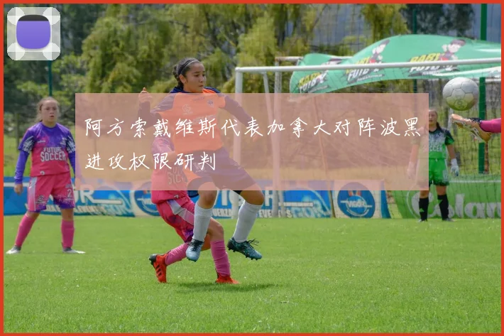 阿方索戴维斯代表加拿大对阵波黑进攻权限研判